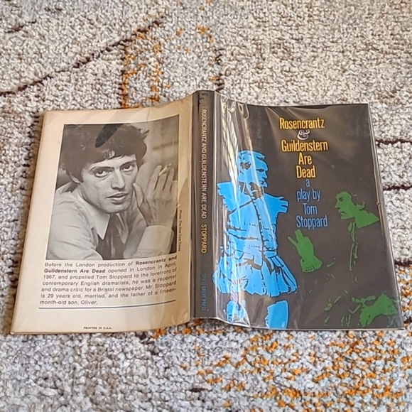 Hardcover VTG Rosencrantz & Guildenstern Are Dead a Play By Tom Stoppard - Picture 5 of 7